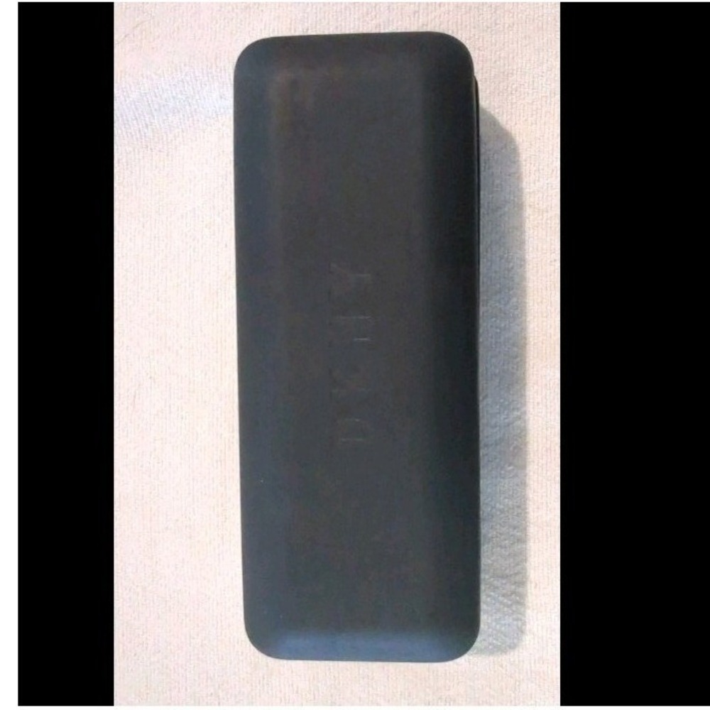 DKNY Black Eyeglasses Case Hard Shell Sunglasses Case Minimalist